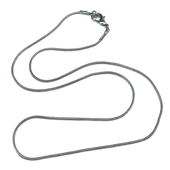 Jewelry - 18” Snake Chain Necklace Silver Plated